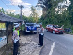 Pastikan Kamseltibcarlantas Kondusif, Satlantas Polres Pesawaran Amankan Jalur Wisata Pesisir