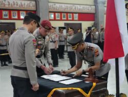 Polda Bali Gelar Serah Terima Jabatan Pejabat Utama, di Lingkungan Polda Bali