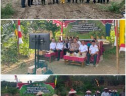 Polres PALI Dukung Ketahanan Pangan Nasional, Tanam Jagung Serentak di Lahan Perhutanan Sosial Tanah Abang