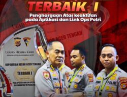 Polres Aceh Tengah Raih Penghargaan Polres/Ta Terbaik I Kinerja Bidang Operasi Polri