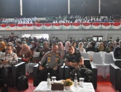 Dandim 0817/Gresik Hadiri Sosialisasi Kerja Ke Luar Negeri dan Launching Desa Migran Emas di Gedung WEP Gresik