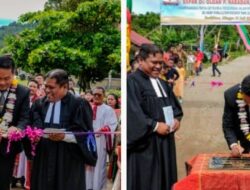 Jalan Pendeta I.L. Nommensen Diresmikan, Bupati Hadiri Pesta Panen Raya di Parlilitan