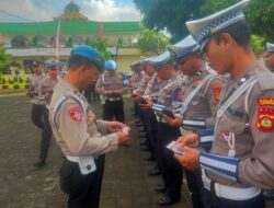 Jelang Ops Patuh Agung 2025, Propam Polres Jembrana Gelar Gaktibplin