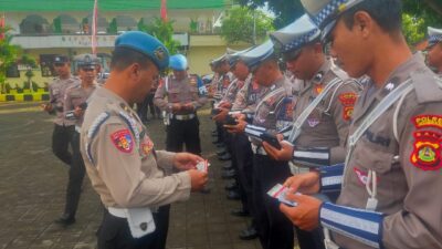 Jelang Ops Patuh Agung 2025,  Propam Polres Jembrana Gelar Gaktibplin