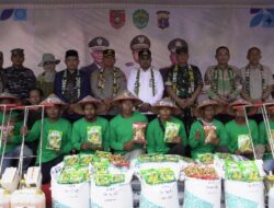 Dukung Program Asta Cita Pemerintah, Polres Kutai Timur Berikan Alsintan, kepada Kelompok Tani