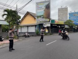 Ciptakan Keselamatan dan Kenyamanan Berlalulintas Sat Binmas, Rutin Melaksanakan Strong Point Pagi