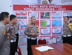 Pastikan OPM 2025 Berjalan Lancar, Dir Lantas Polda Babel Pantau Pelaksanaan Operasi Di Polres Belitung