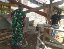 Babinsa Koramil 06/Jagong Gelar Karya Bakti Bersama Warga di Bukit Kemuning