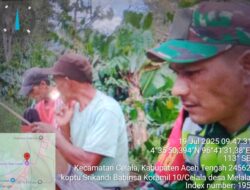 Babinsa Koramil Celala Laksanakan Komsos Bersama Warga Desa Melala