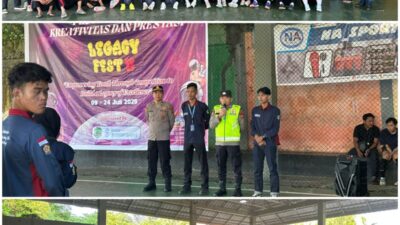 POLRES PALI AMANKAN PERLOMBAAN LEGACY FEST HIMAPALI UNSRI 2025 AJANG SPORTIVITAS MAHASISWA DAN PEMUDA PALI