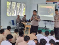 Saweu Sikula, Kasat Binmas Sosialisasi Bahaya Narkoba, Medsos, Judol, dan Bullying di SMK Negeri 2 Takengon