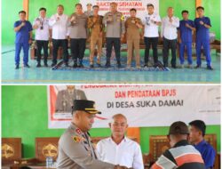PERDANA,POLRES PALI BERSINERGI RSUD H.ANWAR MAHAKIL GELAR BAKTI KESEHATAN DI DESA SUKA DAMAI