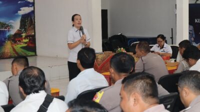 Sipropam Polres Karangasem Laksanakan Pengawasan dan Pengamanan, Saat Penyuluhan Hukum dari Bidang Hukum Polda Bali