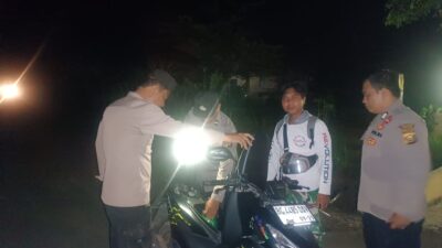 Tingkatkan Keamanan pada Malam Hari Libur, Polsek Rambang Gelar KRYD dan Patroli Hunting