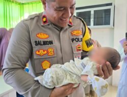Tangisan Subuh Ungkap Bayi Terlantar di Persawahan, Wakapolres Lhokseumawe Tinjau Langsung ke Puskesmas