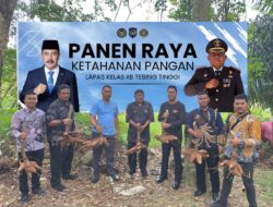 Lapas Tebing Tinggi Panen Ubi Wujudkan Program Pangan Menteri Imipas