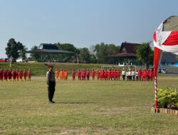 BHABINKAMTIBMAS POLSEK TALANG UBI BERIKAN PEMBEKALAN WAWASAN KEBANGSAAN DAN KAMTIBMAS KEPADA CALON PASKIBRAKA