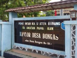 Desa bongas Kecamatan Pamanukan Kabupaten Subang Salurkan Aliran Dana Yang patut di ungkap