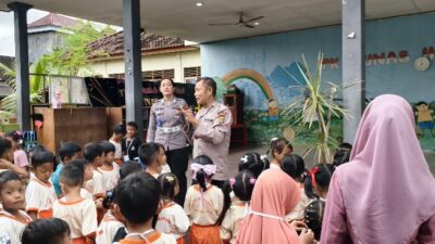 Polres Jembrana Gelar Kegiatan Polisi Sahabat Anak, di TK Tunas Harapan