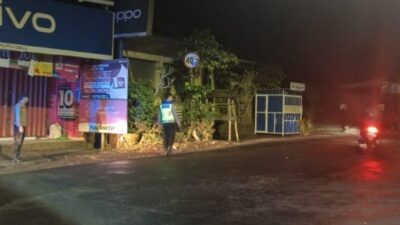 Ciptakan Situasi Tetap Kondusif, Polsek Selat Intensifkan Blue Light Patrol pada Malam Hari
