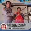 Polsek Sidemen Gelar Minggu Kasih Bagikan Sembako, kepada Masyarakat Kurang Mampu