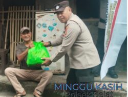 Polsek Selat Gelar Minggu Kasih, Bersama warga Banjar Dinas Sebudi Desa Sebudi, Kec. Selat