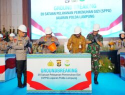Dukung Program MBG, Kapolri Resmikan 20 SPPG Jajaran Polda Lampung