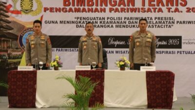 Kapolda Bali Hadiri Bimtek, Pengamanan Pariwisata Tahun 2025