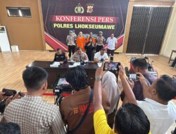 Polres Lhokseumawe Tangkap Terduga Pelaku Pembakaran Rumah di Aceh Utara, Sita Senpi Rakitan