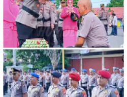 34 Personel Polres Pelabuhan Makassar Naik Pangkat, Kapolres: Kenaikan Pangkat Adalah Amanah