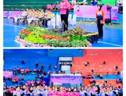 Turnamen Bola Voli Bhayangkari Cup 2025 Sulsel Sukses Digelar, Cabang Pimstaf Tampil sebagai Juara