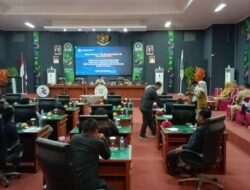 Rapat Paripurna Penandatanganan Nota Kesepakatan, DPRD Kabupaten Belitung Timur 2025-2029