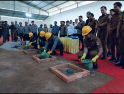 PolresMesuji Melaksana Ground Breaking Bersama Polda Lampung