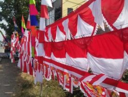 Menjelang 17 Agustus, Berkibar Bendera Merah Putih Sambut Dirgahayu RI ke 80