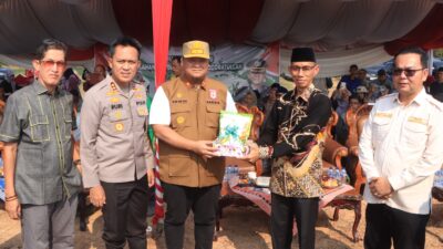 Polres Banyuasin Tanam Jagung di Lahan Ponpes, Dukung Ketahanan Pangan Nasional