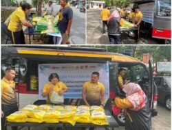 Dalam Rangka Stabilisasi Pasokan dan Harga Pangan, Ditbinmas Polda Bali Distribusikan 200 Sak Beras SPHP kepada Masyarakat
