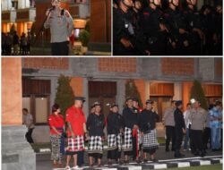 Antisipasi Unjuk Rasa, Polda Bali Gelar Apel Malam Siaga Amankan Markas Komando