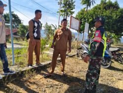 Babinsa Koramil 05/Linge Jalin Komunikasi Sosial dengan Aparatur Desa Despot Linge