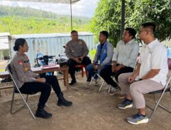 Kapolres Jembrana Gelar Jum’at Curhat, di Perkebunan Pisang Cavendish PT NSA Pekutatan