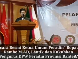 Pelantikan Pengurus DPW Peradin Provinsi Banten 2024/2029