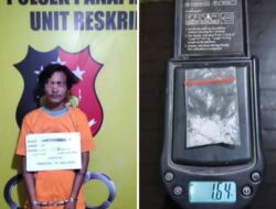 Polsek Panai Hilir Bekuk Seorang Pengedar Sabu di Sei Berombang