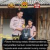 Melalui Bhabinkamtibmas Polsek Rendang Salurkan Bantuan Sosial, Buku Alat Tulis kepada Anak-anak Sekolah Kurang Mampu