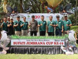 Dukung Pelestarian Satwa dan Ekonomi Kreatif, Kapolres Jembrana Hadiri Lomba Burung Berkicau Bupati Cup Ke-19