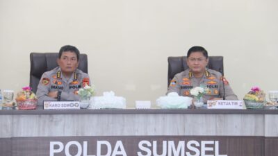 Puslitbang Polri Kaji Kesiapan SDM Hadapi E-MP Melalui Penelitian di Mapolda Sumsel