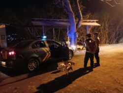 Ciptakan Rasa Aman di Wilayah Hukumnya, Polsek Padangbai Rutin Laksanakan Patroli Malam