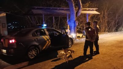 Ciptakan Rasa Aman di Wilayah Hukumnya, Polsek Padangbai Rutin Laksanakan Patroli Malam