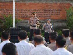 Kapolres Karangasem Apresiasi Kinerja Personel, Tekankan Kesiapan Kunker Kapolda Bali
