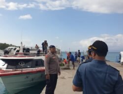 Bangun Sinergitas Antar Instansi Sat Polairud Polres Karangasem Laksanakan Pengamanan dan Pengawasan di Dermaga Rakyat Padangbai