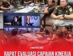 RAPAT EVALUASI CAPAIAN KINERJA SEMESTER I KEJAKSAAN RI