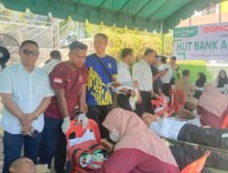 Rayakan HUT ke-52, Bank Aceh Bireuen Gelar Aksi Donor Darah
